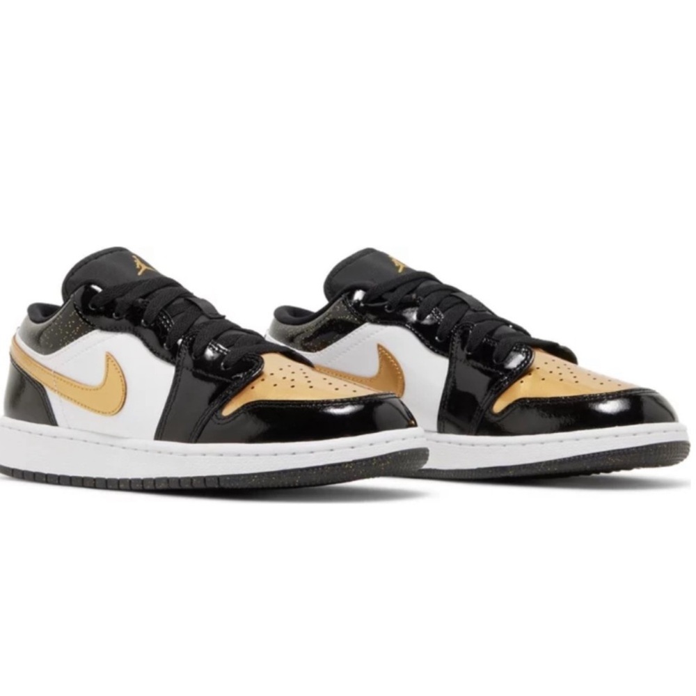 Nike Kids Sneakers Black Gold White